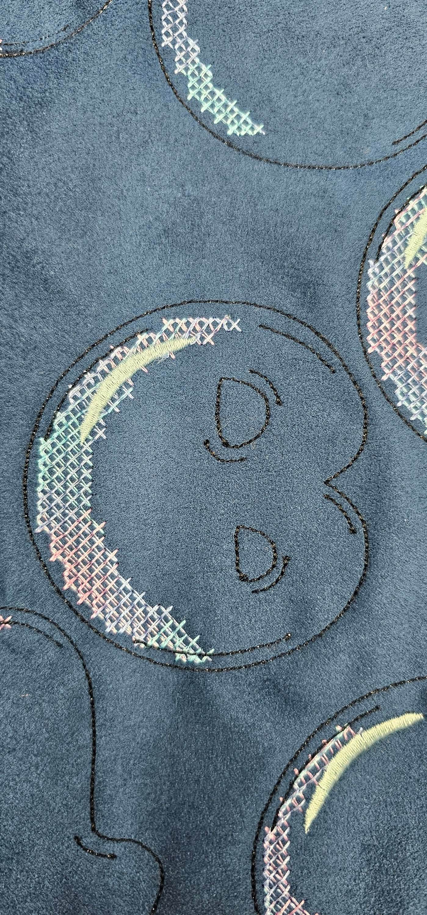 Stickdatei - BUBBLE Alphabet A-Z - Sewando
