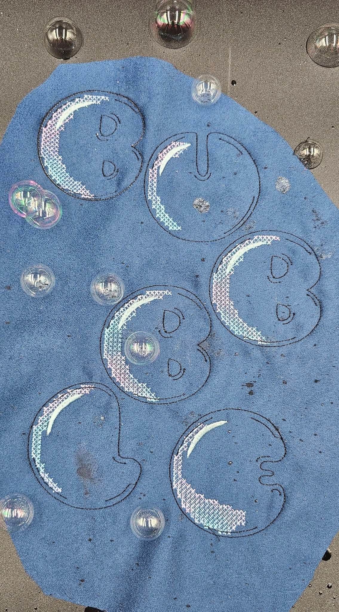 Stickdatei - BUBBLE Alphabet A-Z - Sewando