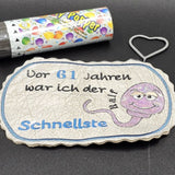 Stickdatei - Spermium (in 3 Versionen) personalisierbar - Sewando