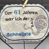Stickdatei - Spermium (in 3 Versionen) personalisierbar - Sewando