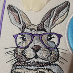 Hase Stickdatei – der stylische Schlappohr-Charmeur mit Brille für deine Stickmaschine - Sewando