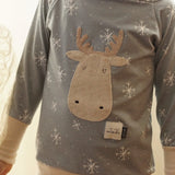 Stickdatei Doodle Applikation - Elch - 4 Größen - 8 Formate