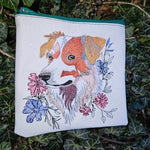 Hund Stickdatei – treuer Blick und Blumenzauber für deine Stickmaschine - Sewando