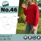 Schnittmuster timtom No.46 Oversize-Tee Gr. 86-170 - Sewando