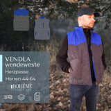 VENDLA.wendeweste | Herren | 44-64 | Schnitt : - Sewando