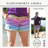 Schnittmuster Shorts für Damen Amora Gr. 32-48 - Sewando