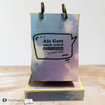 Plotterdatei Als Gott mich schuf Plotten, Sublimation, Drucken, Digistamp, - Sewando