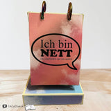 Plotterdatei Ich bin nett Plotten, Sublimation, Drucken, Digistamp, - Sewando
