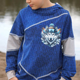 Panel-Hoodie, Schnittmuster Grösse 74-164 - Sewando