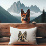 Stickdatei Applikation Deutscher Schäferhund "Helli" - realistisch - FÜR HELLE & DUNKLE STOFFE