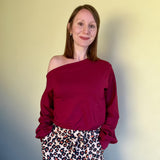 Schnittmuster One Shoulder Pulli „Danai" als Ebook in Gr. 34 bis 50
