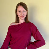 Schnittmuster One Shoulder Pulli „Danai" als Ebook in Gr. 34 bis 50
