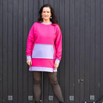 Schnittmuster Longhoodie LARINO Gr. 32-56 inkl. gratis Plotterdatei : - Sewando