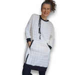 Schnittmuster Longhoodie LARINO Gr. 32-56 inkl. gratis Plotterdatei : - Sewando