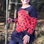 Schnittmuster *Big Grid Hoodiekleid Ballonkleid* #Kleid Gr. 62-176 - Sewando