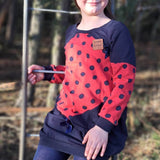 Schnittmuster *Big Grid Hoodiekleid Ballonkleid* #Kleid Gr. 62-176 - Sewando