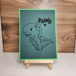 Plotterdatei Kleiner Dino - Sewando