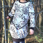 Schnittmuster *Big Grid Hoodiekleid Ballonkleid* #Kleid Gr. 62-176 - Sewando