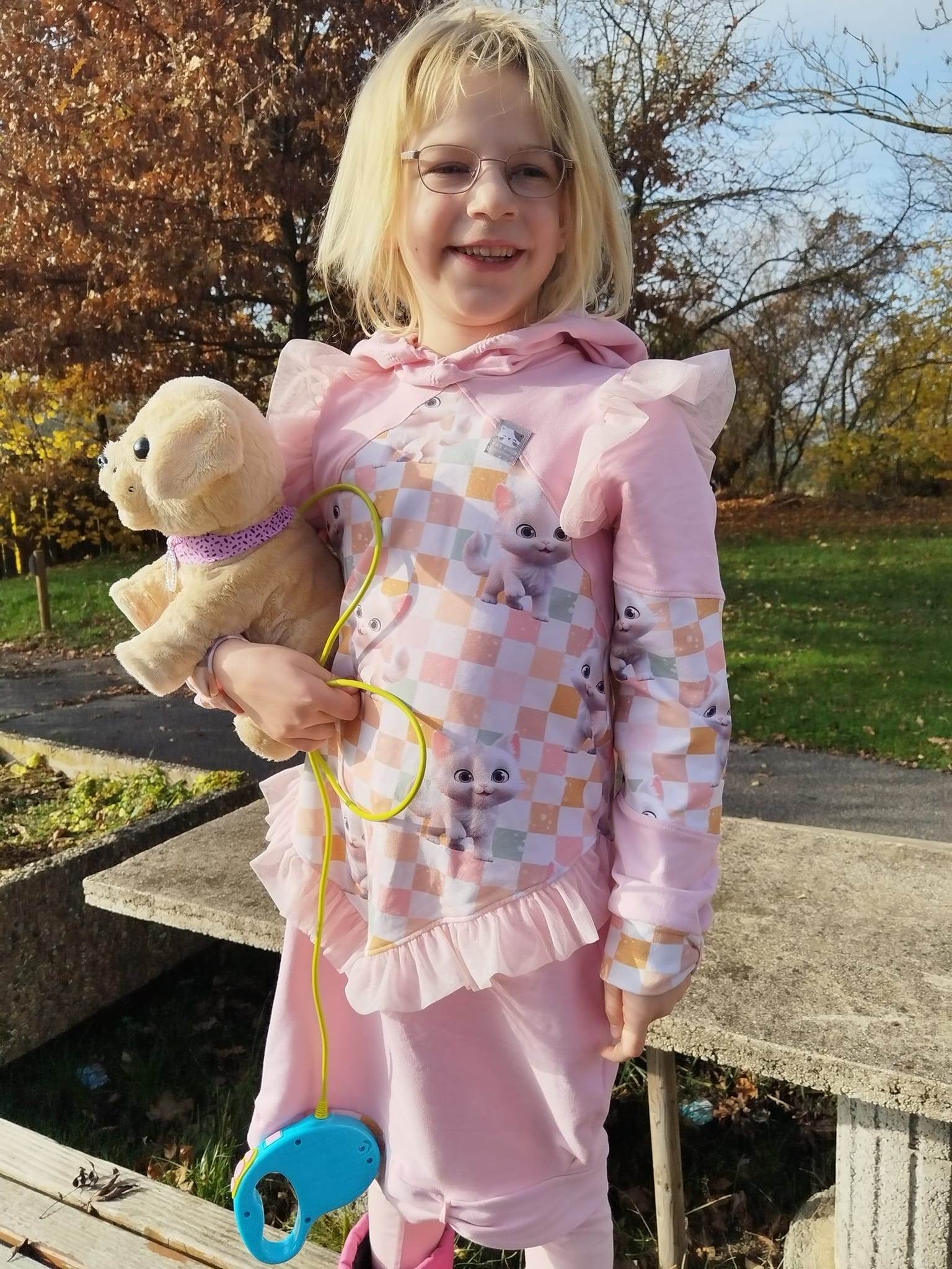 Schnittmuster *Big Grid Hoodiekleid Ballonkleid* #Kleid Gr. 62-176 - Sewando