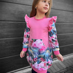 Schnittmuster *Big Grid Hoodiekleid Ballonkleid* #Kleid Gr. 62-176 - Sewando