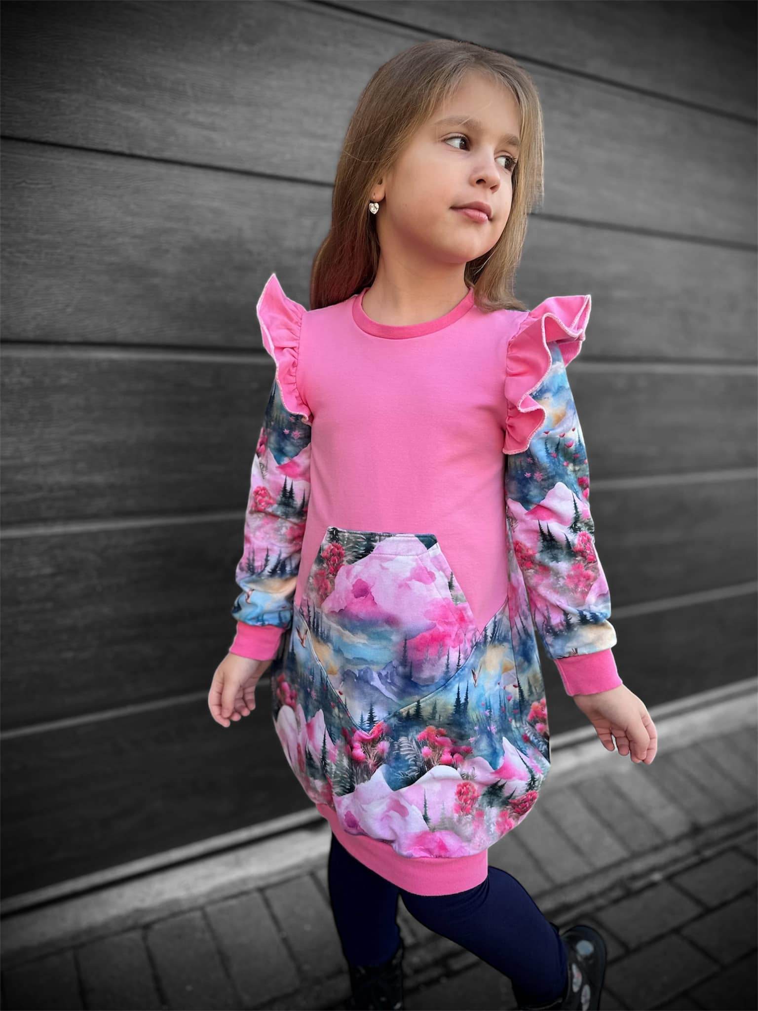 Schnittmuster *Big Grid Hoodiekleid Ballonkleid* #Kleid Gr. 62-176 - Sewando