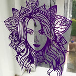 Foliendatei Mandala Style Frau - Sewando