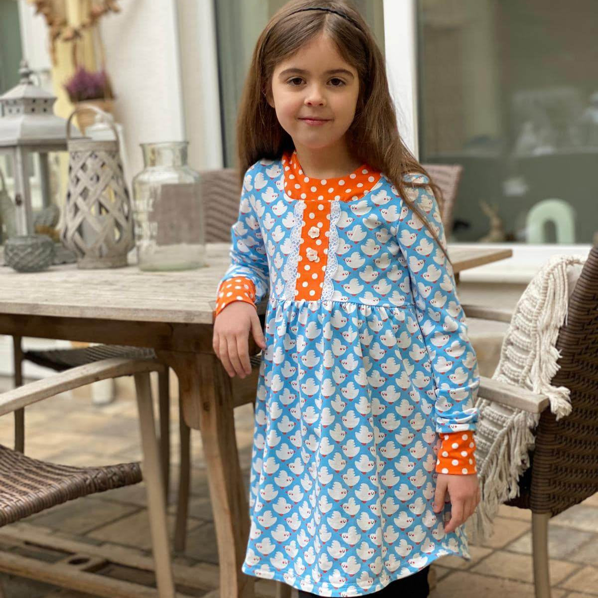 Schnittmuster Shirt, Tunika & Kleid Malina für Mädchen – Gr. 80–164 - Sewando