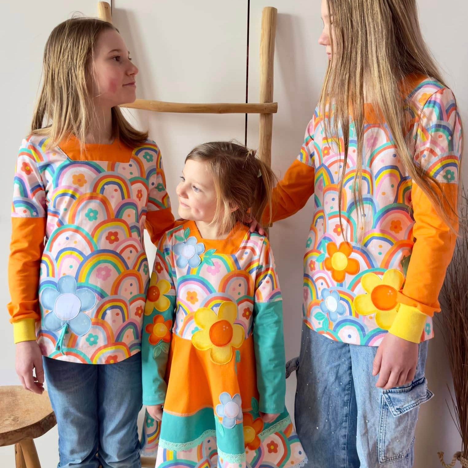 Schnittmuster-Paket für Mädchen: Malina – Shirt, Tunika & Kleid mit passenden Ärmel-Varianten - Sewando