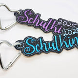 Stickdatei Anhänger Schulkind & Schultüte 2025 - Sewando