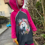 Schnittmuster *Big Grid Hoodiekleid Ballonkleid* #Kleid Gr. 62-176 - Sewando