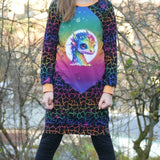 Schnittmuster *Big Grid Hoodiekleid Ballonkleid* #Kleid Gr. 62-176 - Sewando