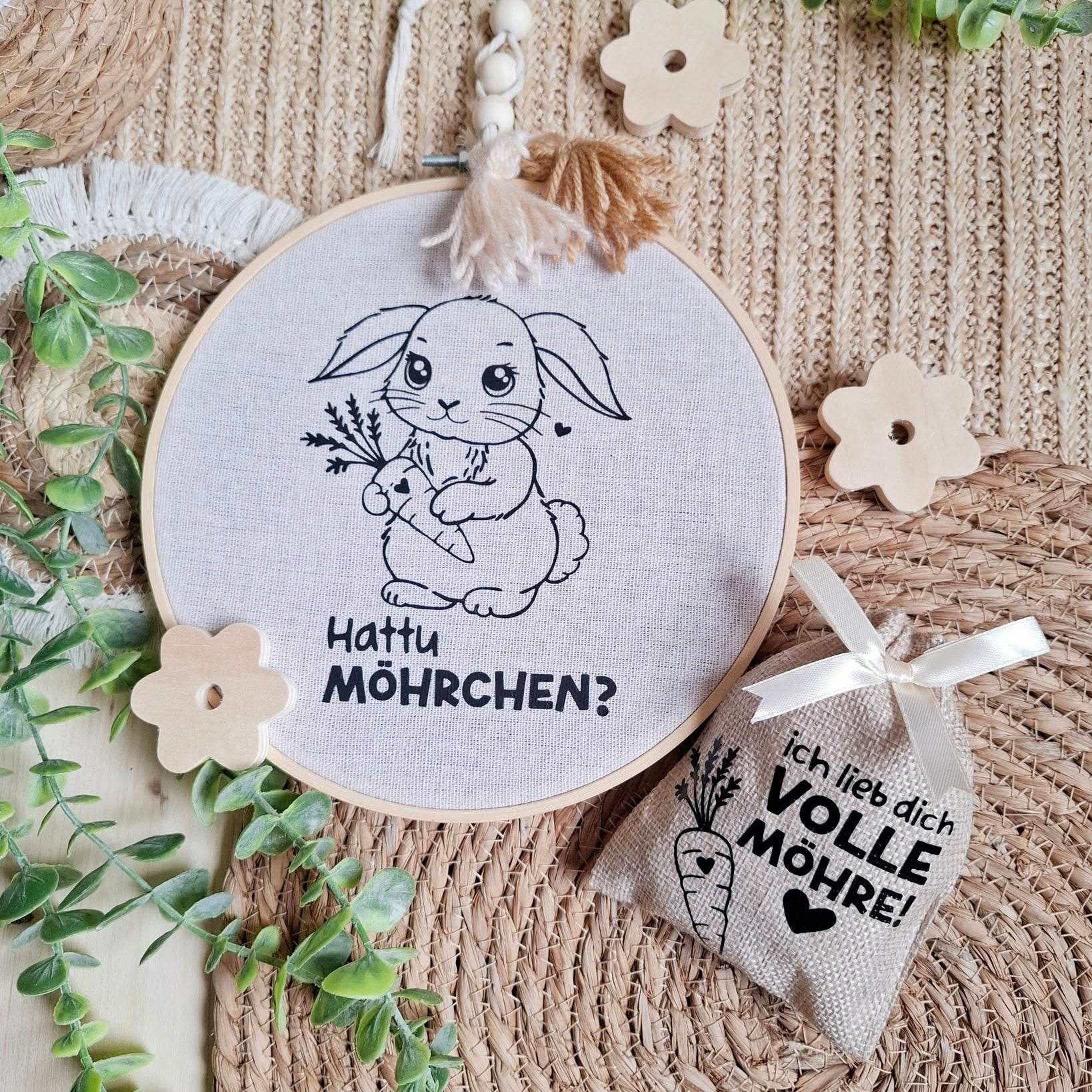 Plotterdatei Möhrchen Hase, Osterhase - Sewando