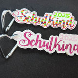 Stickdatei Anhänger Schulkind & Schultüte 2025 - Sewando