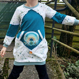 Schnittmuster *Big Grid Hoodiekleid Ballonkleid* #Kleid Gr. 62-176 - Sewando