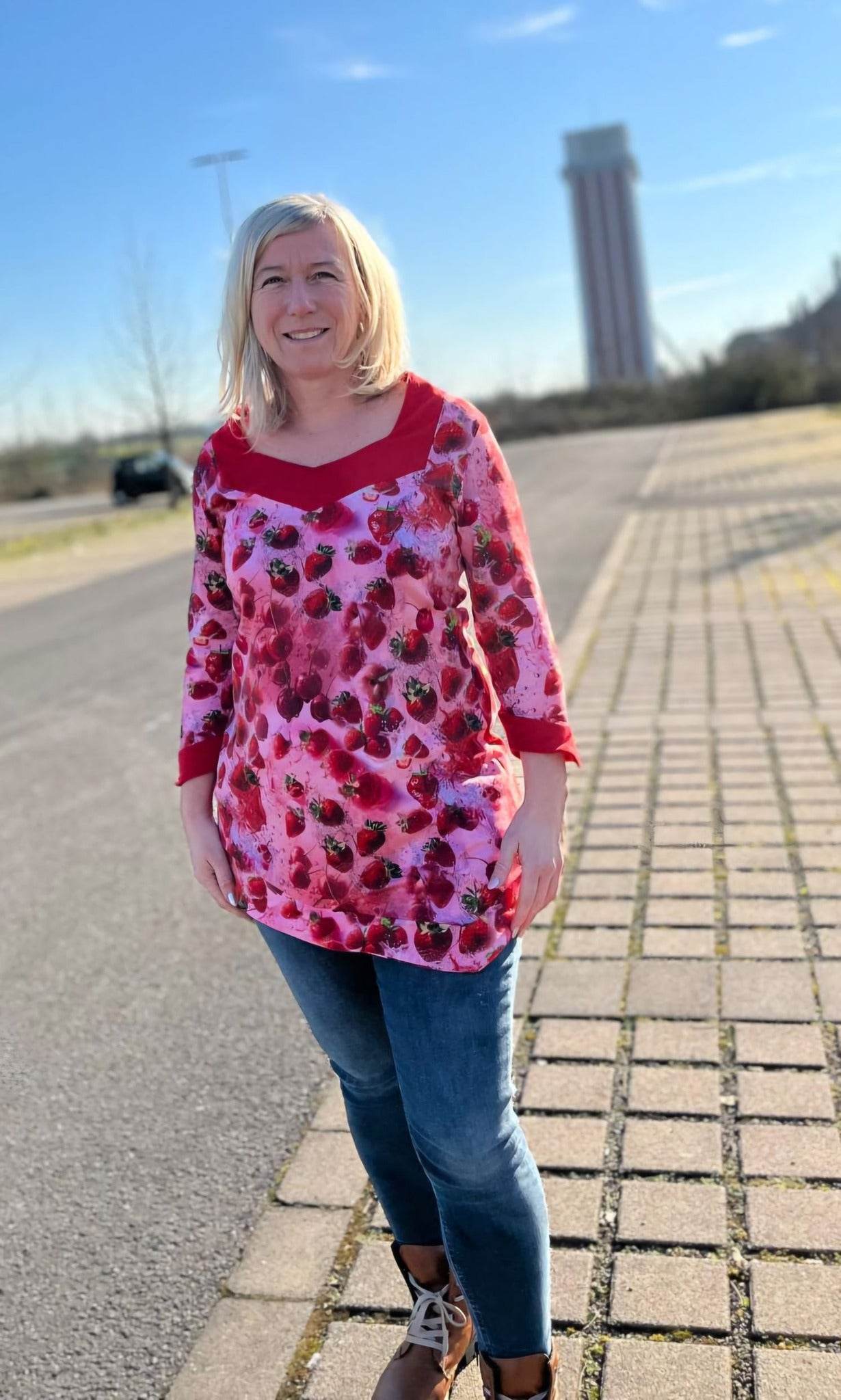 Schnittmuster Malina Damen – Shirt, Longshirt & Kleid Gr. 32–48 - Sewando