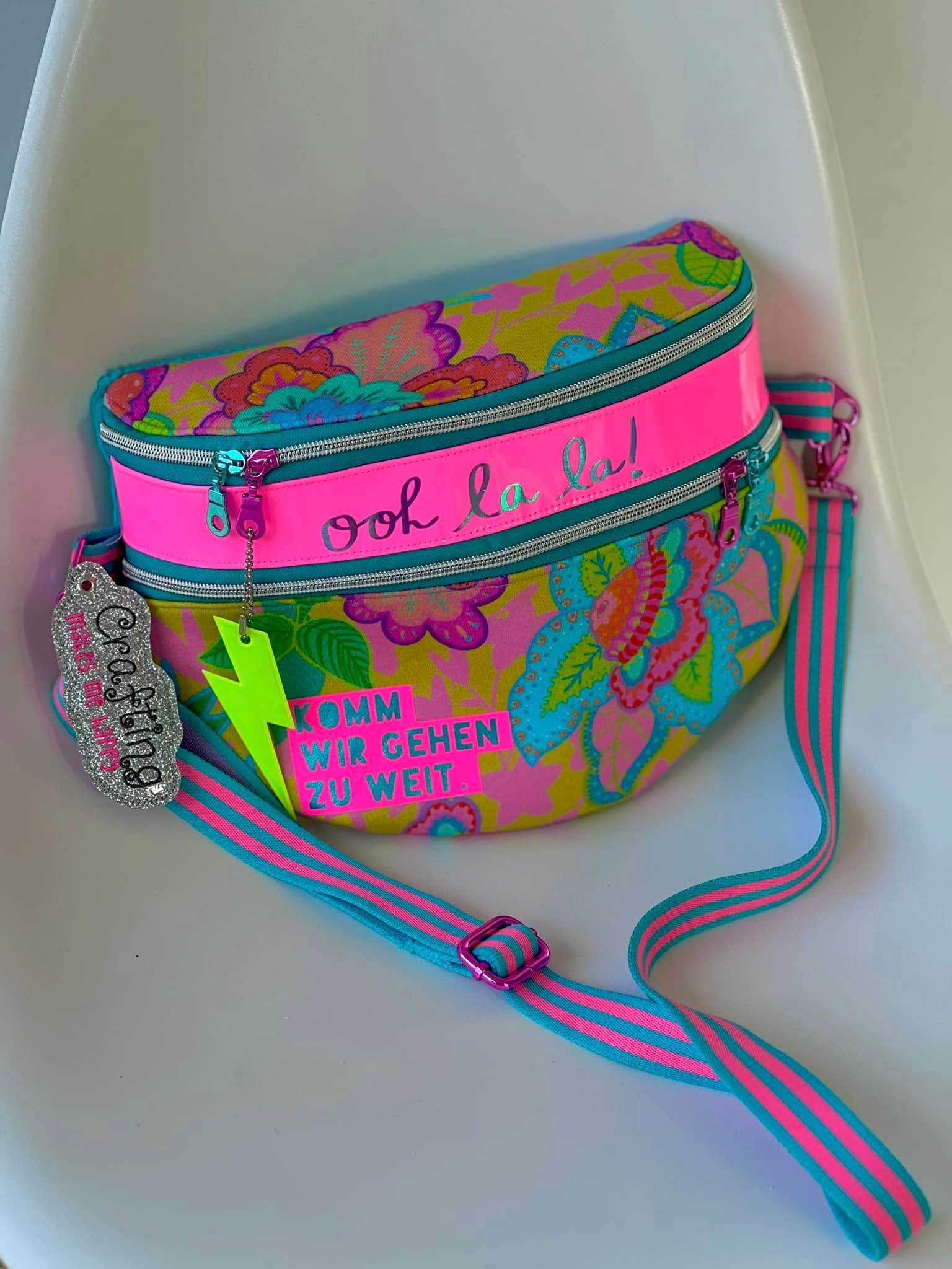 Schnittmuster Crossbag FannyPack SUTRI + Videoanleitung : - Sewando