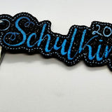 Stickdatei Anhänger Schulkind & Schultüte 2025 - Sewando