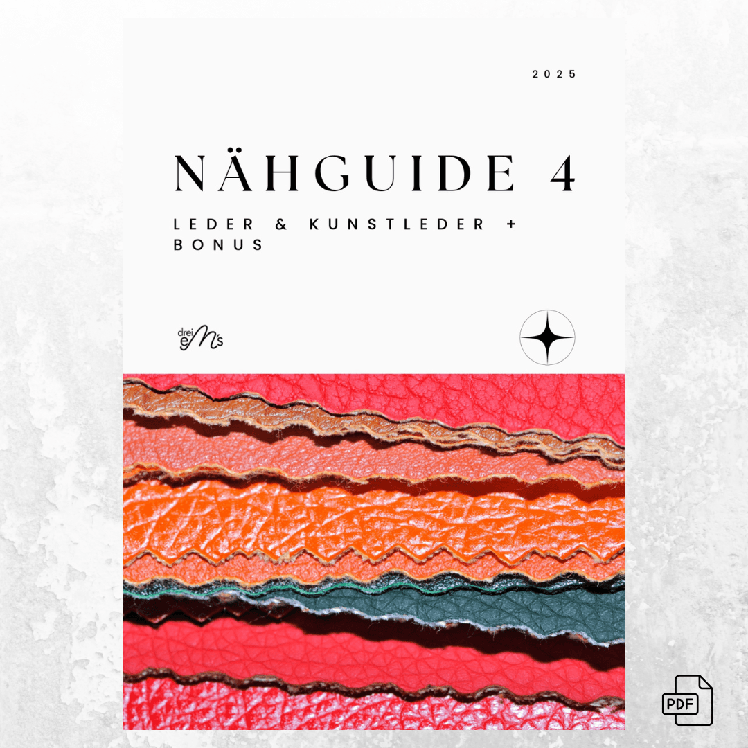 PDF- NÄHGUIDE 4 für Leder / Kunstleder + Bonus : - Sewando