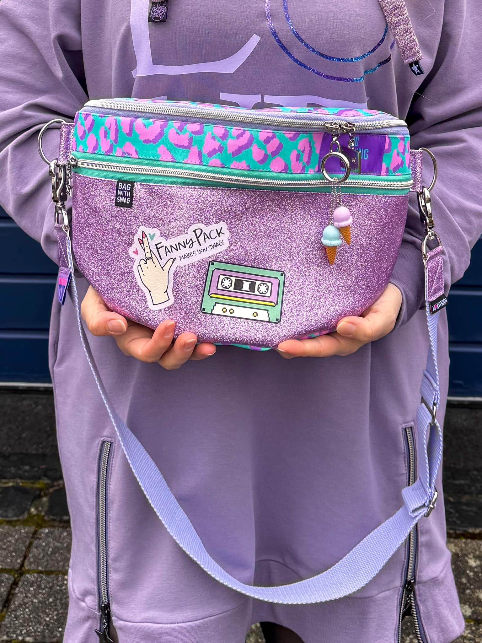 Schnittmuster Crossbag FannyPack SUTRI + Videoanleitung : - Sewando
