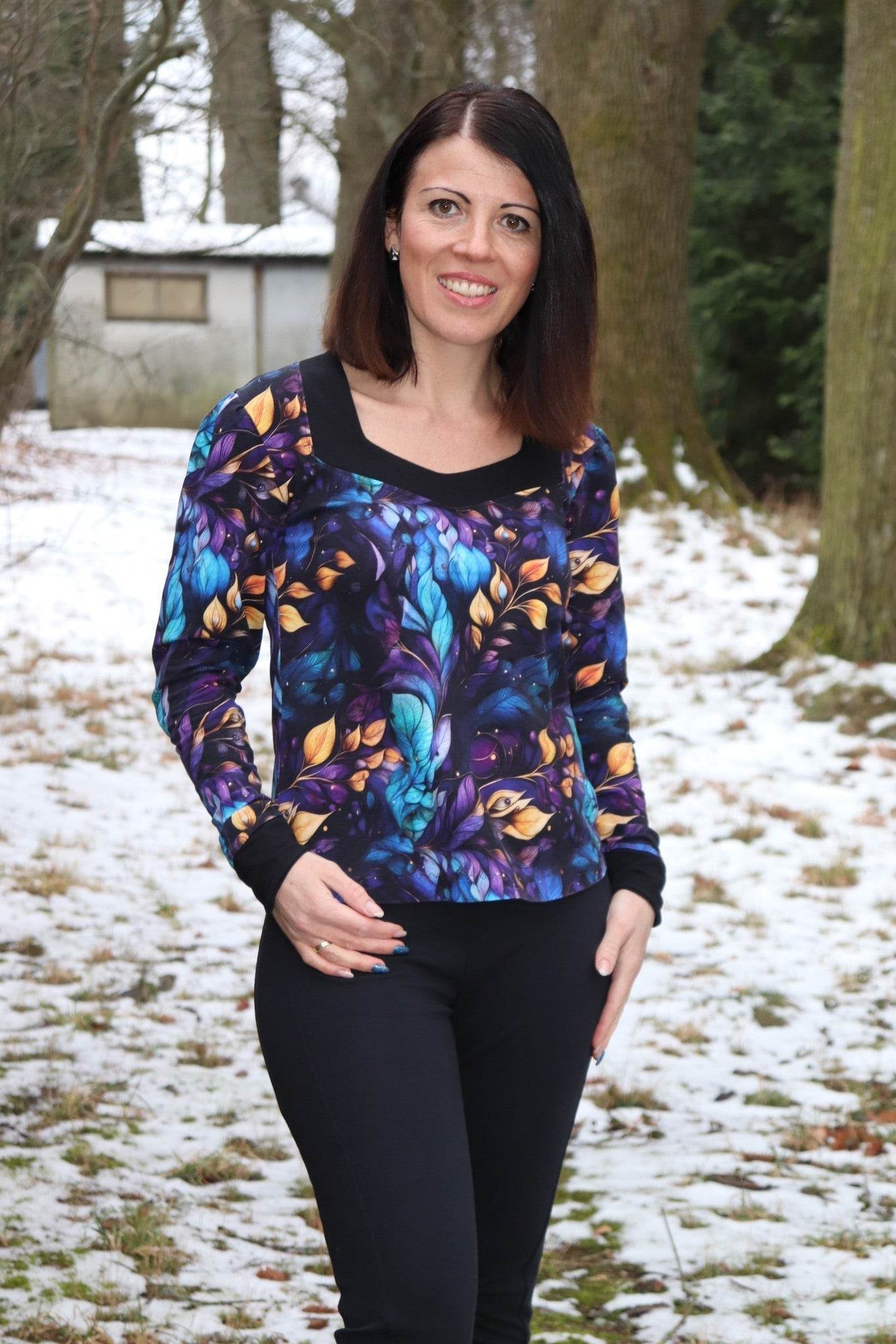 Schnittmuster Malina Damen – Shirt, Longshirt & Kleid Gr. 32–48 - Sewando