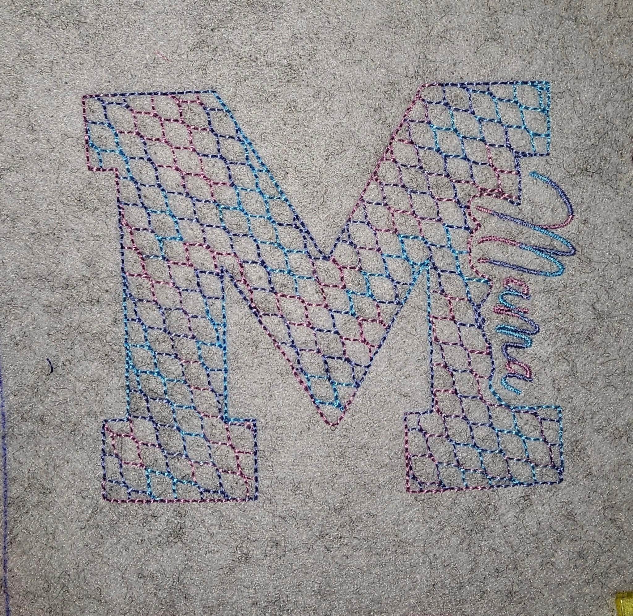 Stickdatei - Monogramme Eltern & Großeltern - Sewando