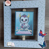 Plotterdatei Flower Monster, Digisets, Sublimation, Digistamp, Digipaper - Sewando