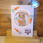 Plotterdatei Möhrchen Hase, Osterhase - Sewando