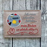 5x Stickdatei "schneller häkeln" ITH und Solotext
