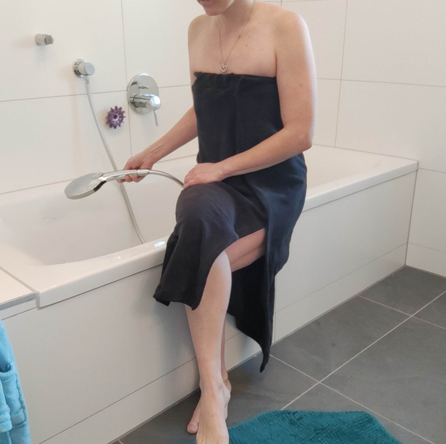 Schnittmuster *Bath Towel Set Splash Adults* Saunakilt, Handtuchturban Gr. 30/32 - 54/56 - Sewando