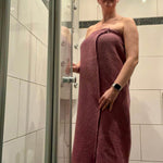 Schnittmuster *Bath Towel Set Splash Adults* Saunakilt, Handtuchturban Gr. 30/32 - 54/56 - Sewando