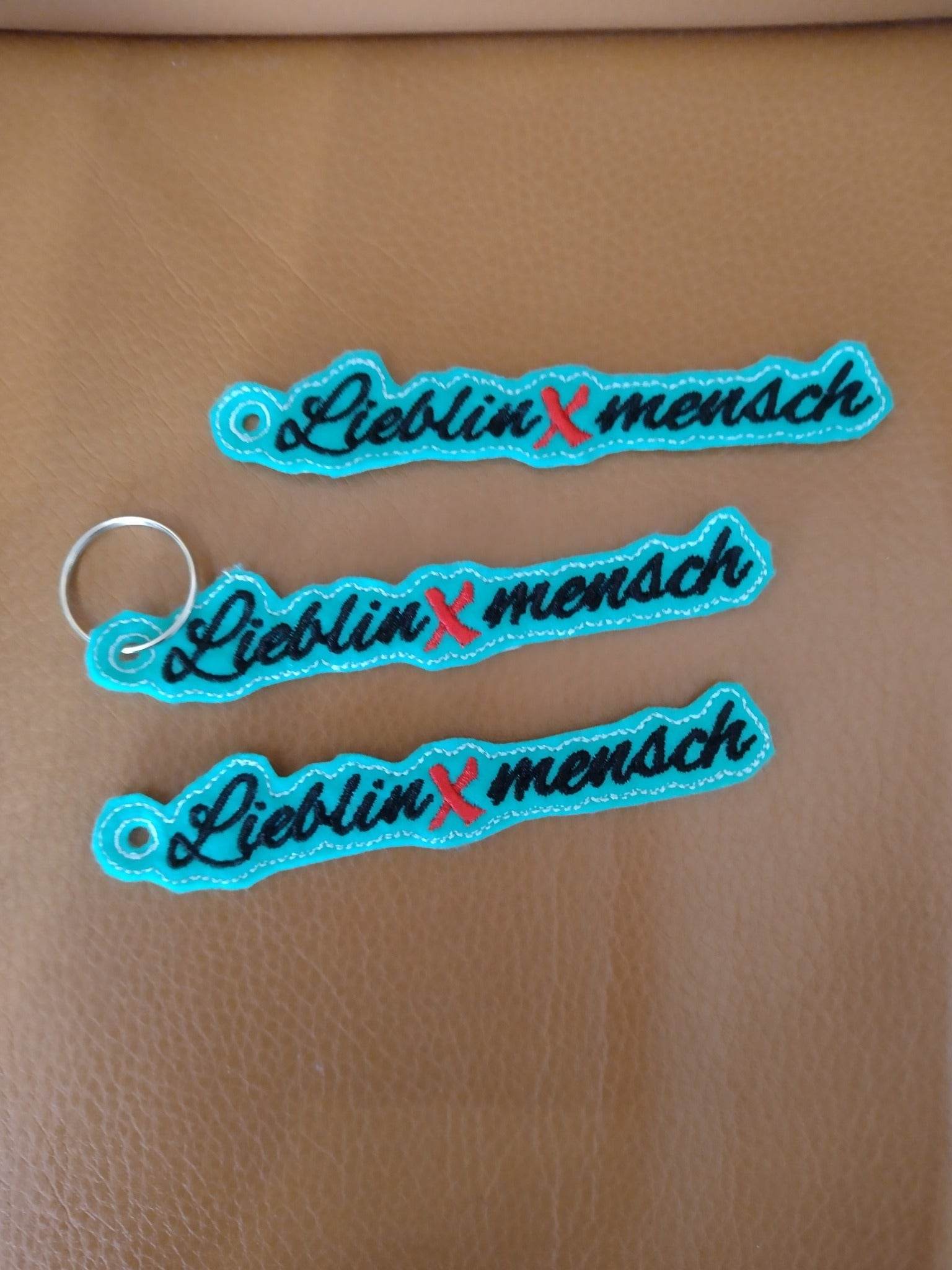 Stickdatei - Anhänger LieblinXmensch - Sewando