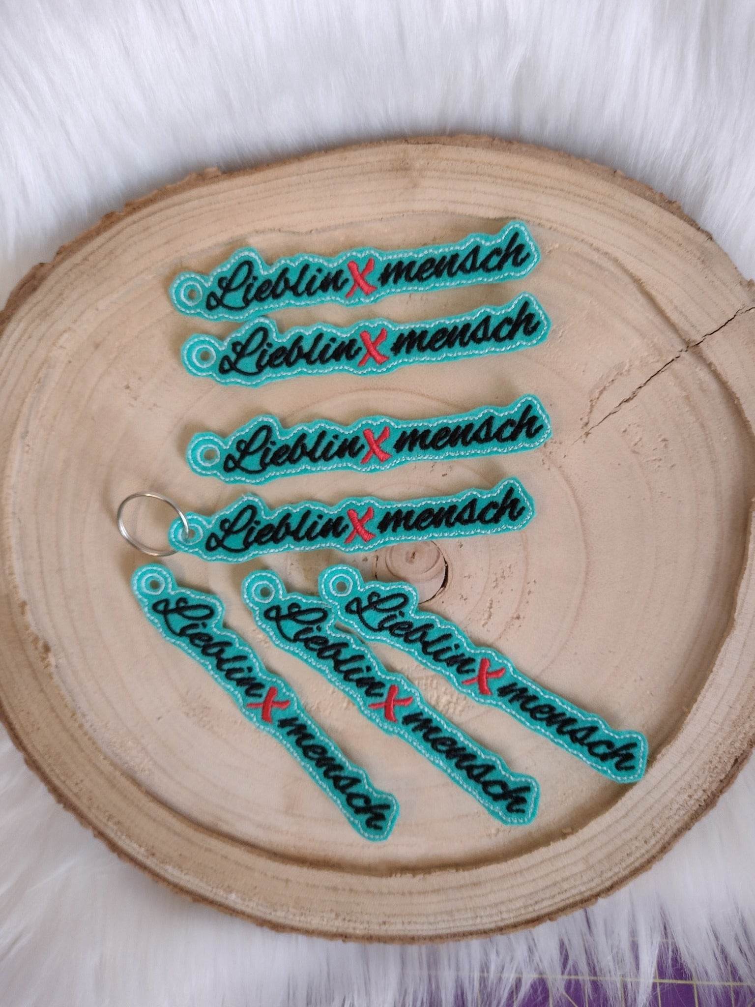 Stickdatei - Anhänger LieblinXmensch - Sewando