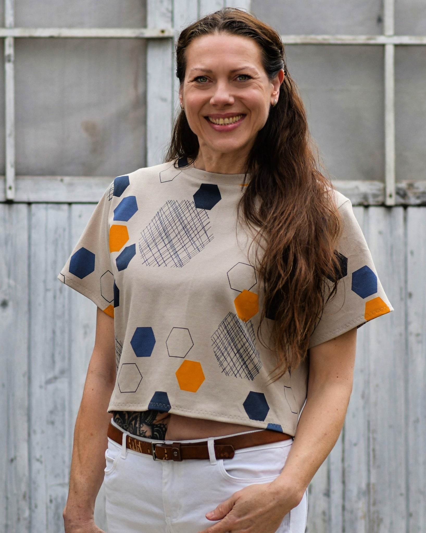 Schnittmuster Shirt JELSI Gr. 32-56 : - Sewando