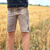 Add ON Schnittmuster Zusatz zur schneidigen Lederhosn: Beinabschluß Ober/Untertritt zur Hose in 1/2 Länge Gr. 56-128